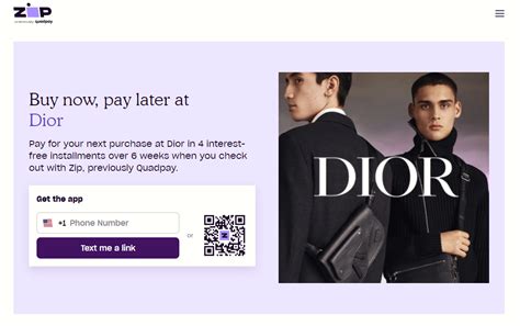 does dior accept afterpay|dior zip quadpay.